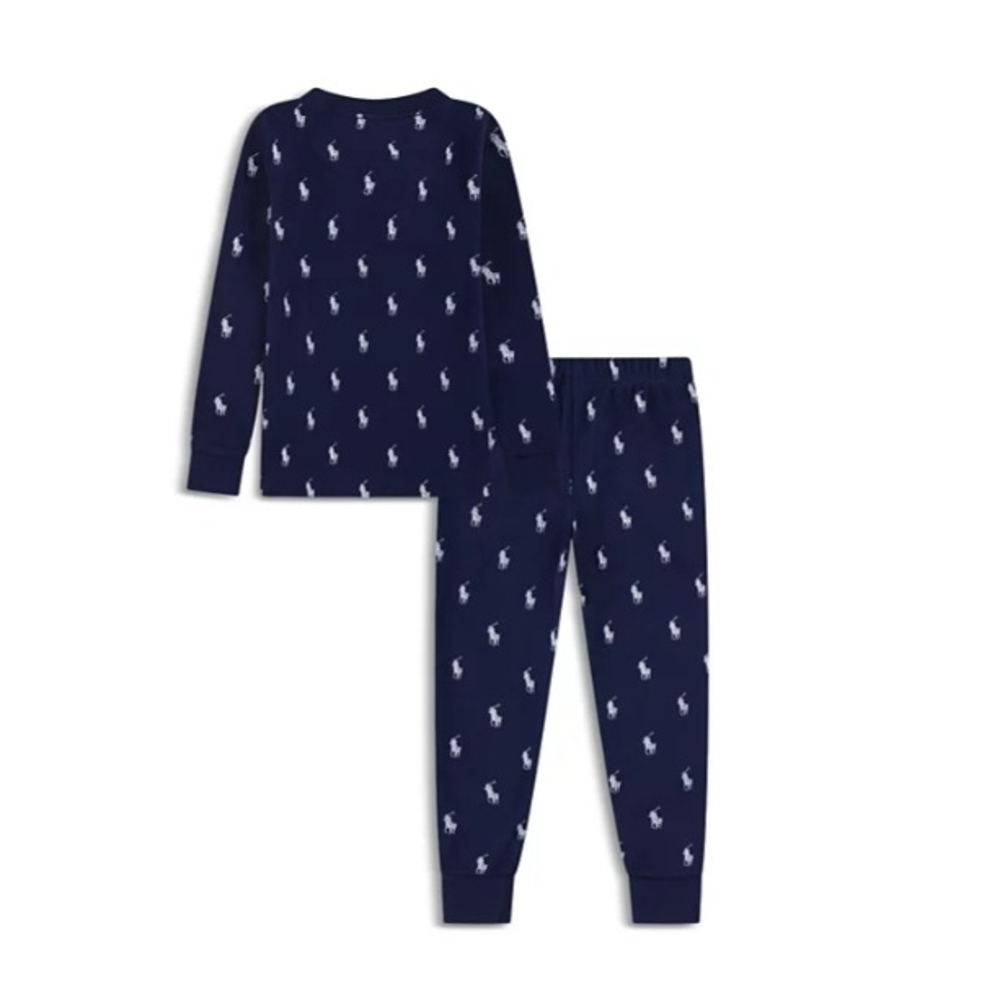 Ralph Lauren Kids Pajama Set - Dark Blue and White